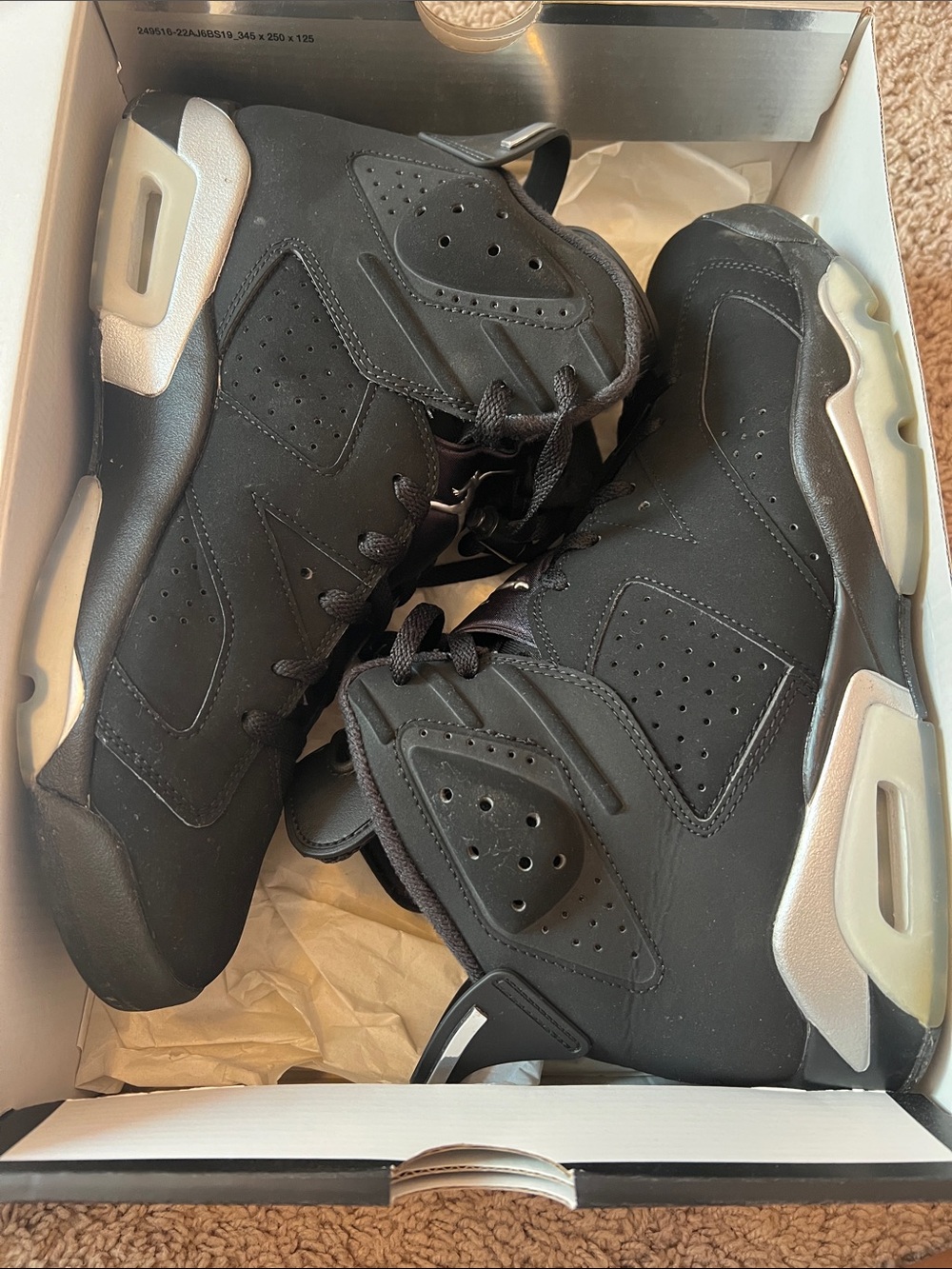 Air Jordan retro 6 chrome